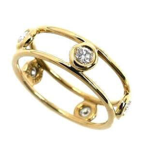TIFFANY 18k Gold Diamond Ring